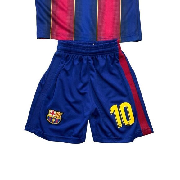 FCB Boy's Size 18 MESSI #10 Barcelona Rakuten Unicef Soccer Jersey - Picture 4 of 11